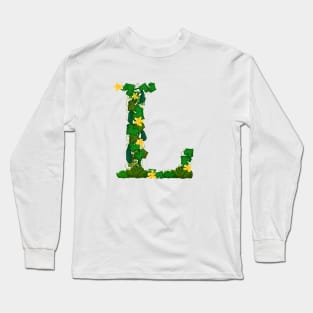 Illustrated letter - L Long Sleeve T-Shirt